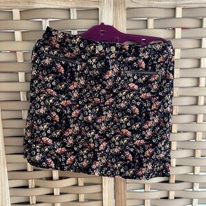 Mossimo Supply Co Pink and White Mini Pencil Skirt